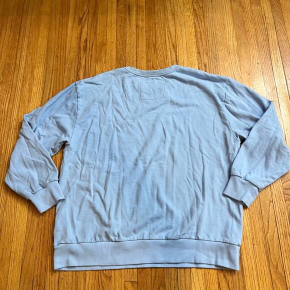 Tomboy X Sweatshirt Adult Large Light Blue Crew Sweater Men Women - Picture 3 of 7